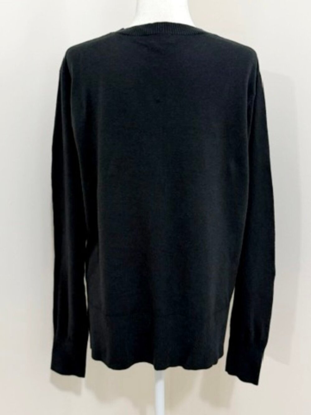 Blue Mountain Women's Pullover Crew Neck Sweater Black Size M NWT - Picture 2 of 5